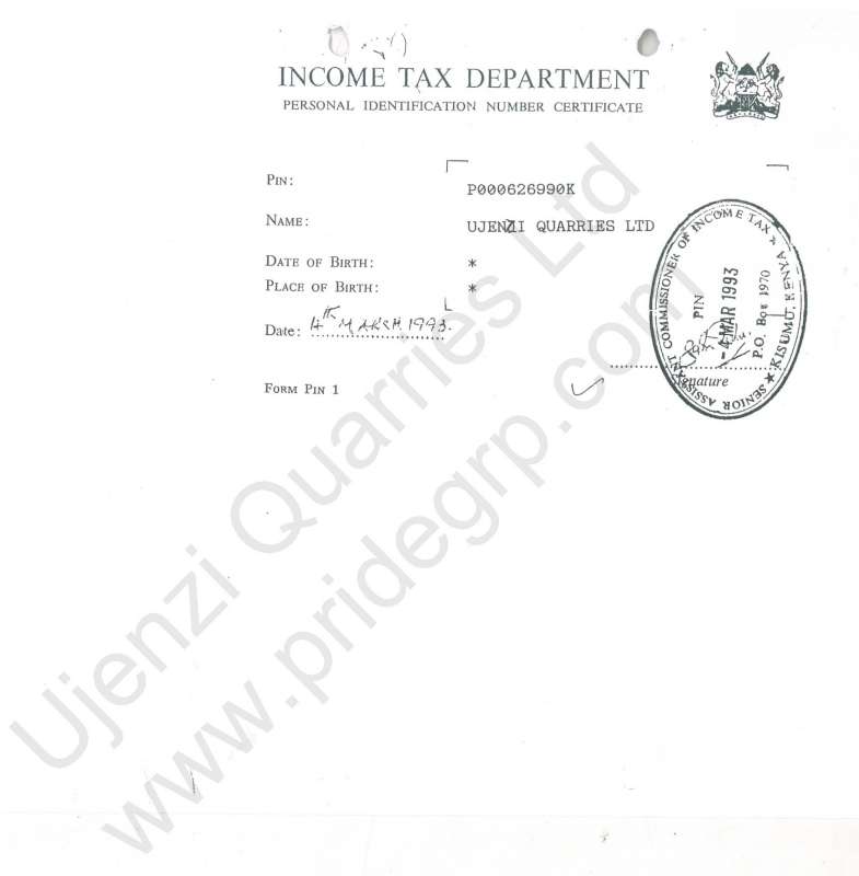 pin-certificate-ujenzi-quarries